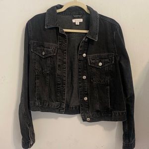 TopShop Washed Black Denim Jacket US8